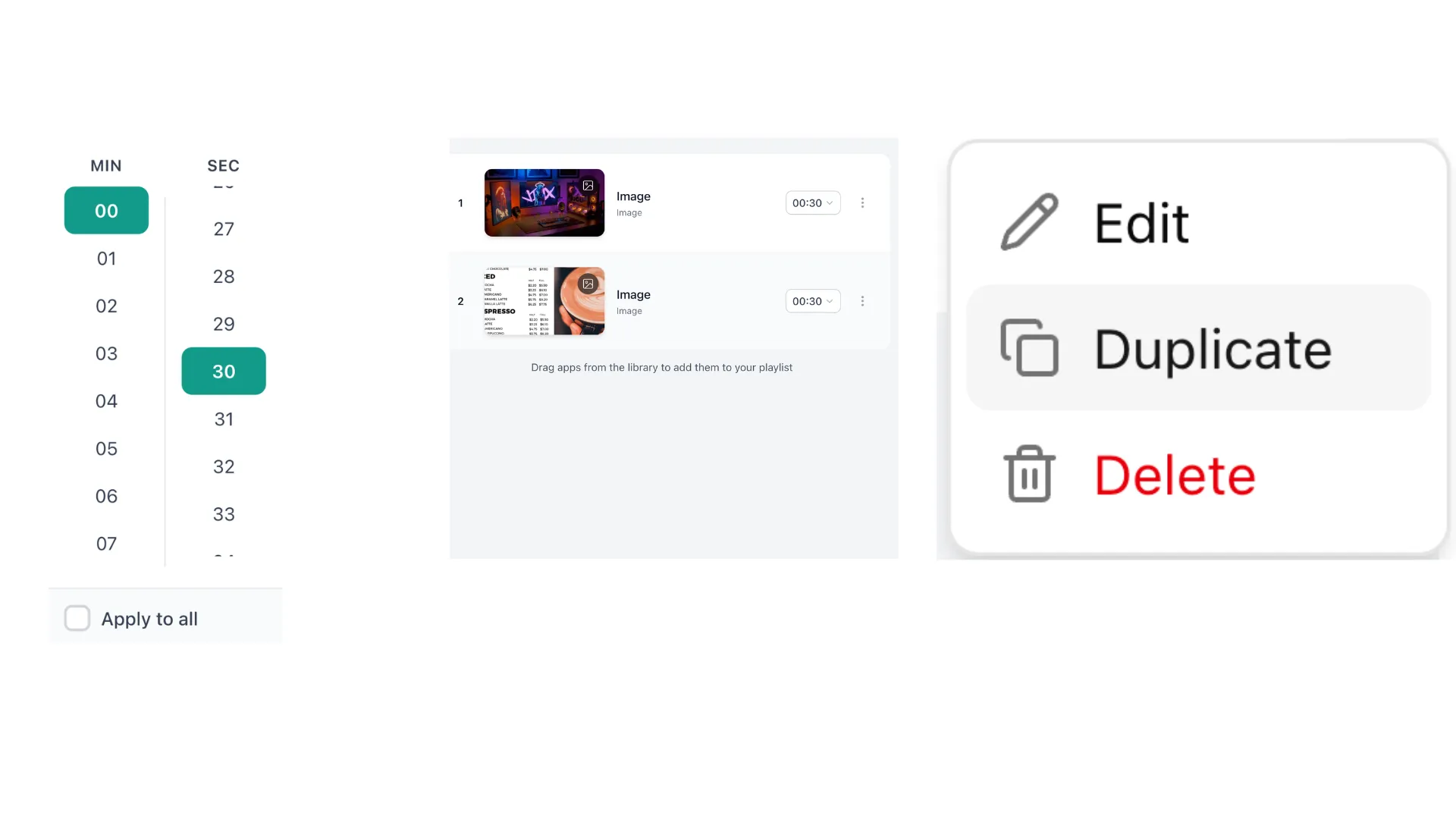 Adjust Durations and Reorder