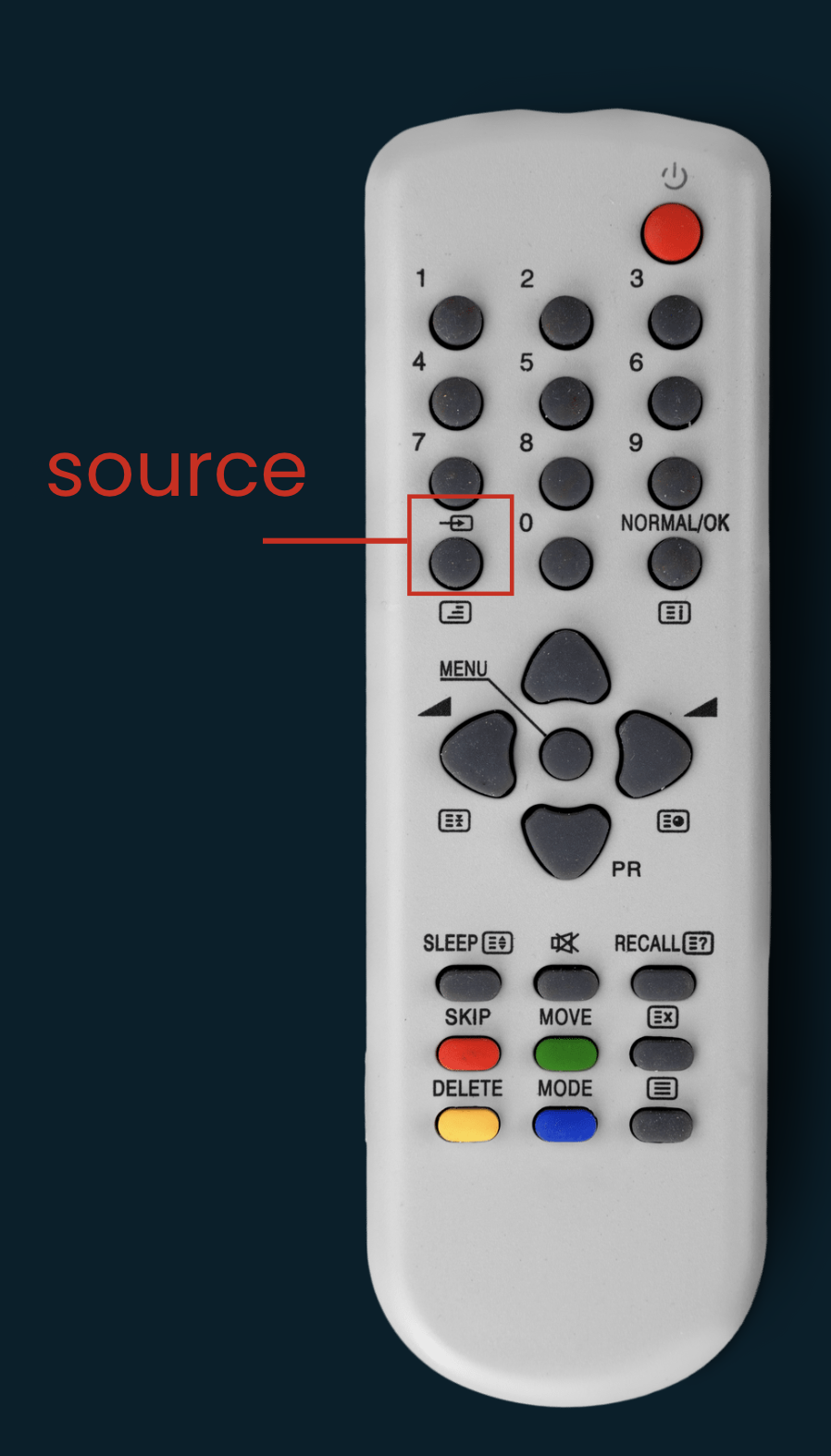 TV Source Button
